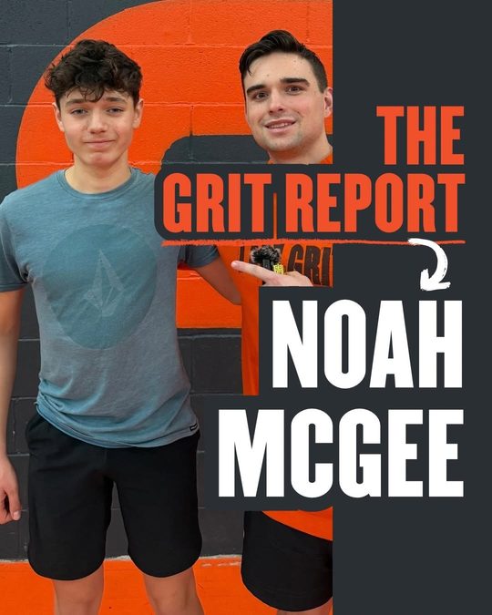 Grit Report graphic for Noah McGee