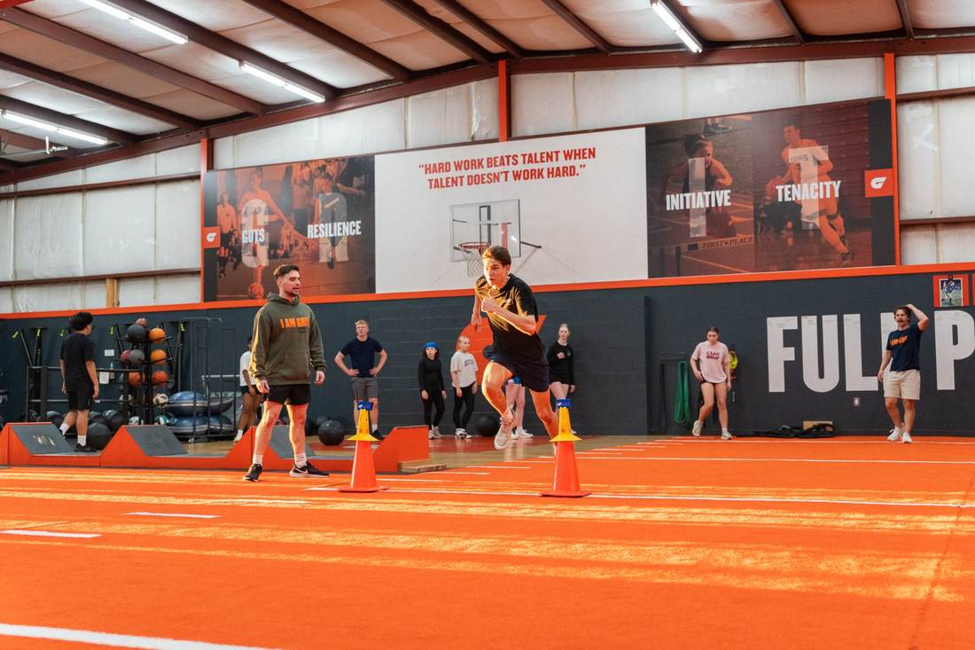 Elite Grit athletes training