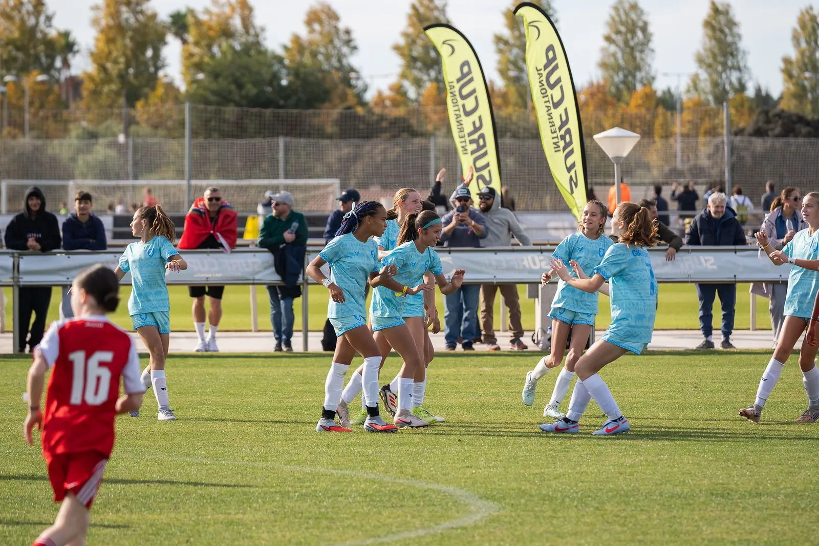 Girls match in Spain