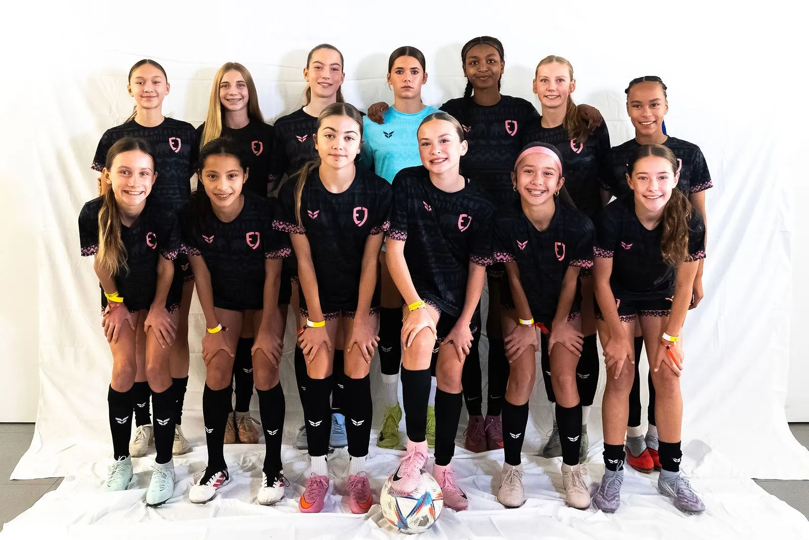 EJ Futball girls squad