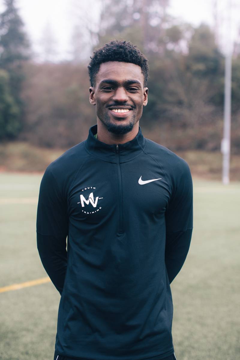 Coach Ettiene in his MV training top